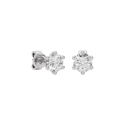 Celestial Mist Diamond Earring 18 KT / White Gold