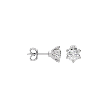 Celestial Mist Diamond Earring 18 KT / White Gold