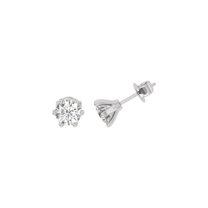 Celestial Mist Diamond Earring 18 KT / White Gold