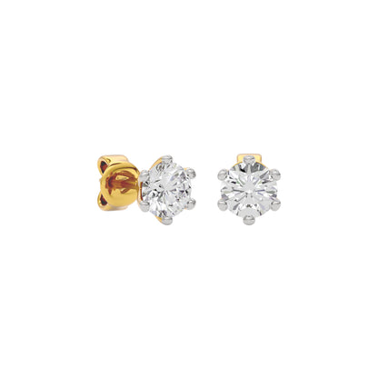Celestial Mist Diamond Earring 18 KT / Yellow Gold