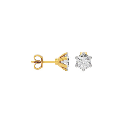 Celestial Mist Diamond Earring 18 KT / Yellow Gold