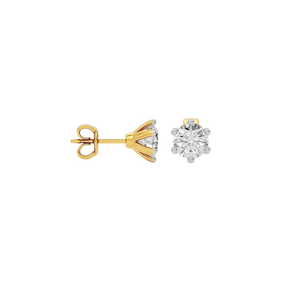 Celestial Mist Diamond Earring 18 KT / Yellow Gold