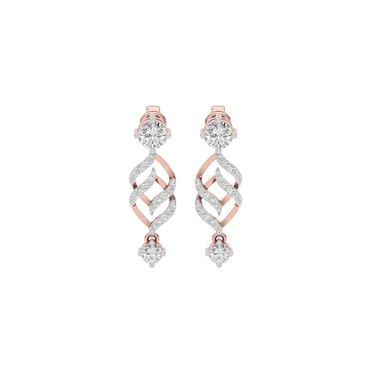 Luxe Luminance Diamond Earrings 18 KT / Rose Gold