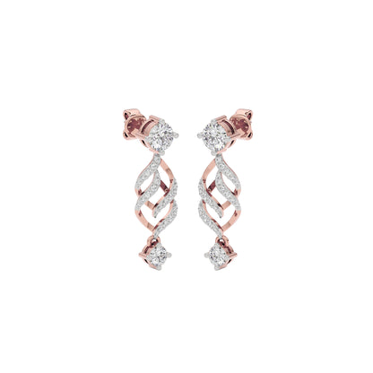 Luxe Luminance Diamond Earrings 18 KT / Rose Gold