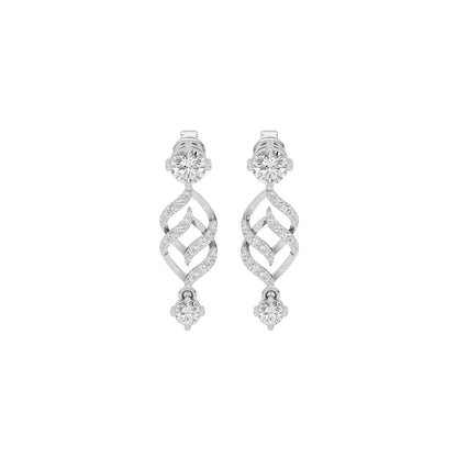 Luxe Luminance Diamond Earrings 18 KT / White Gold