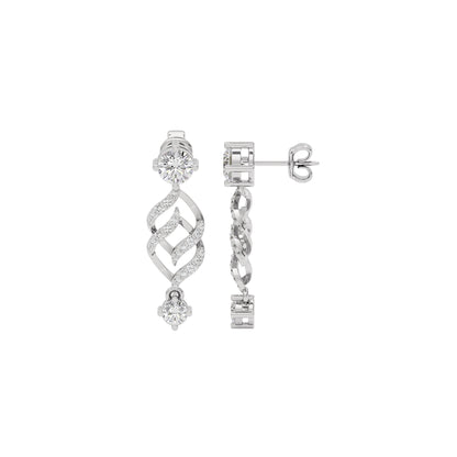 Luxe Luminance Diamond Earrings 18 KT / White Gold