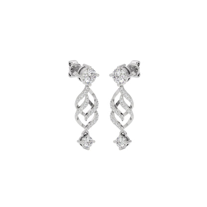 Luxe Luminance Diamond Earrings 18 KT / White Gold