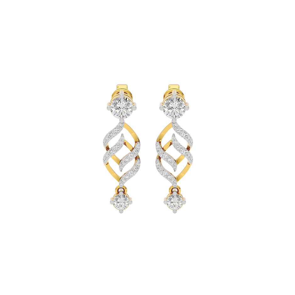 Luxe Luminance Diamond Earrings 18 KT / Yellow Gold