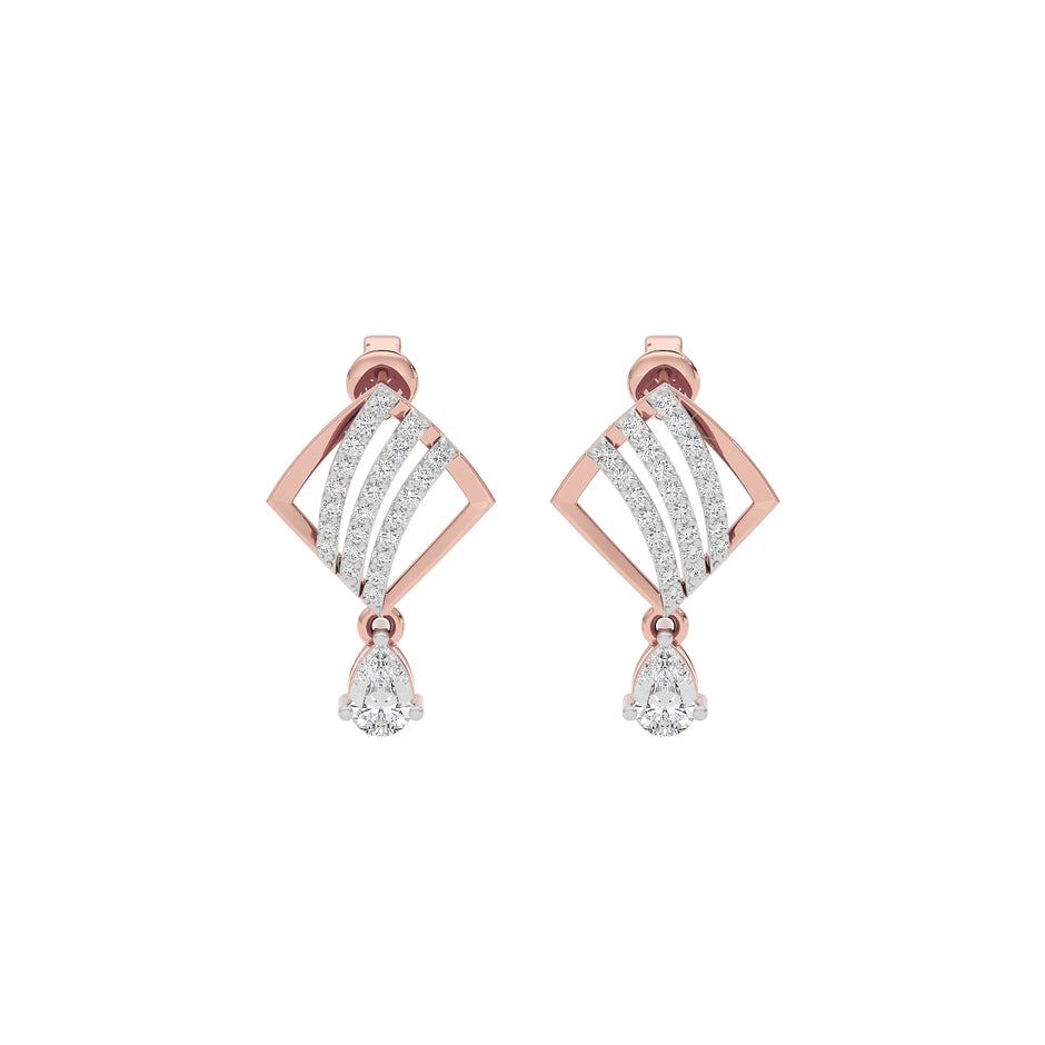 Adorable Diamond Earrings 18 KT / Rose Gold