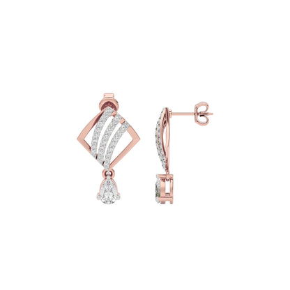 Adorable Diamond Earrings 18 KT / Rose Gold