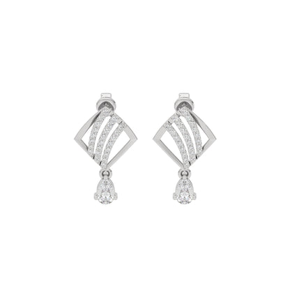 Adorable Diamond Earrings 18 KT / White Gold