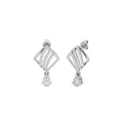 Adorable Diamond Earrings 18 KT / White Gold