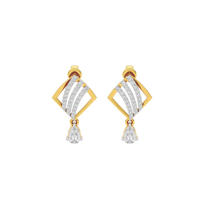 Adorable Diamond Earrings 18 KT / Yellow Gold
