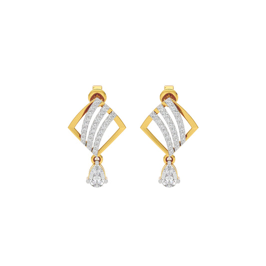 Adorable Diamond Earrings 18 KT / Yellow Gold