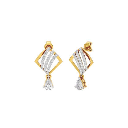 Adorable Diamond Earrings 18 KT / Yellow Gold