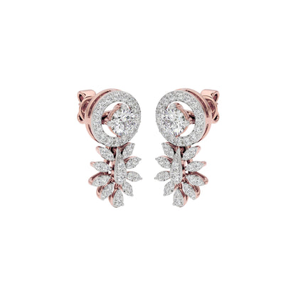 Diamond Dalliance Earrings 18 KT / Rose Gold