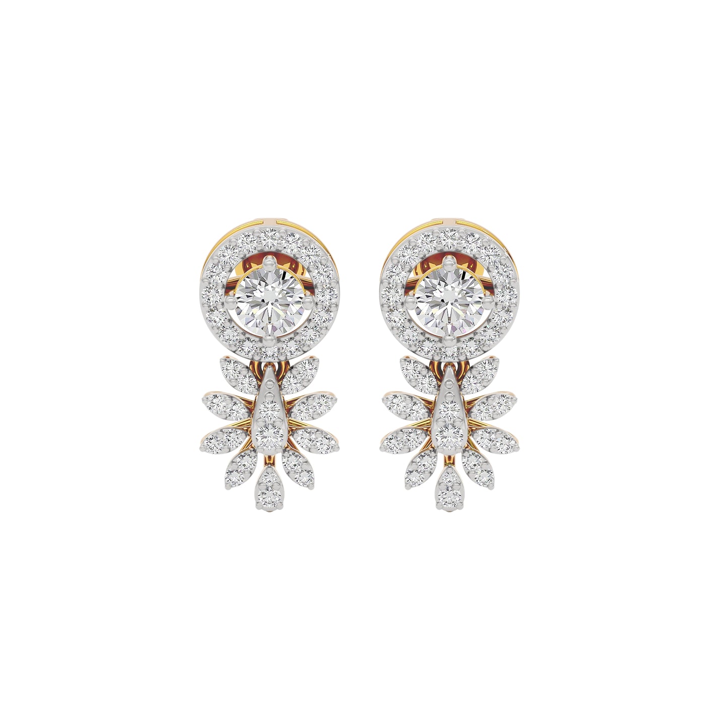 Diamond Dalliance Earrings 18 KT / Yellow Gold