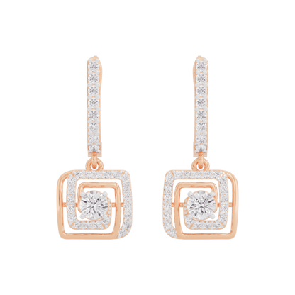 Opulent Dazzle Diamond Earrings