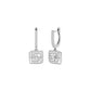 Opulent Dazzle Diamond Earrings 18 KT / White Gold