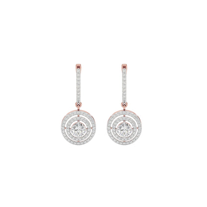 Lustrous Liaison Elegance Earrings 18 KT / Rose Gold