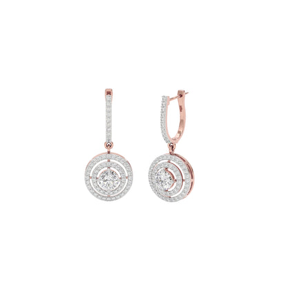 Lustrous Liaison Elegance Earrings 18 KT / Rose Gold