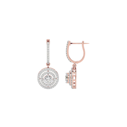 Lustrous Liaison Elegance Earrings 18 KT / Rose Gold