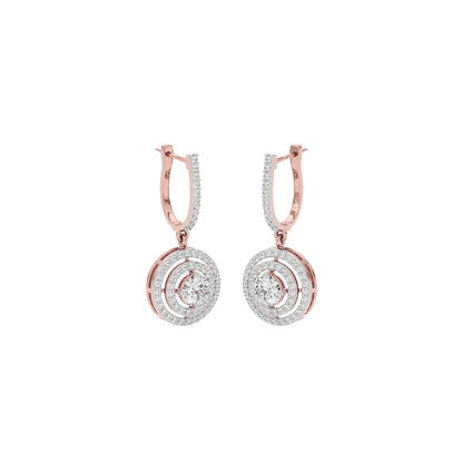 Lustrous Liaison Elegance Earrings 18 KT / Rose Gold