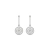 Lustrous Liaison Elegance Earrings 18 KT / White Gold