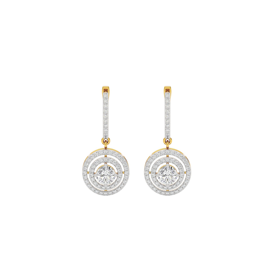 Lustrous Liaison Elegance Earrings 18 KT / Yellow Gold
