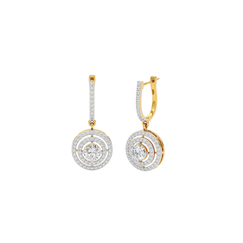 Lustrous Liaison Elegance Earrings 18 KT / Yellow Gold