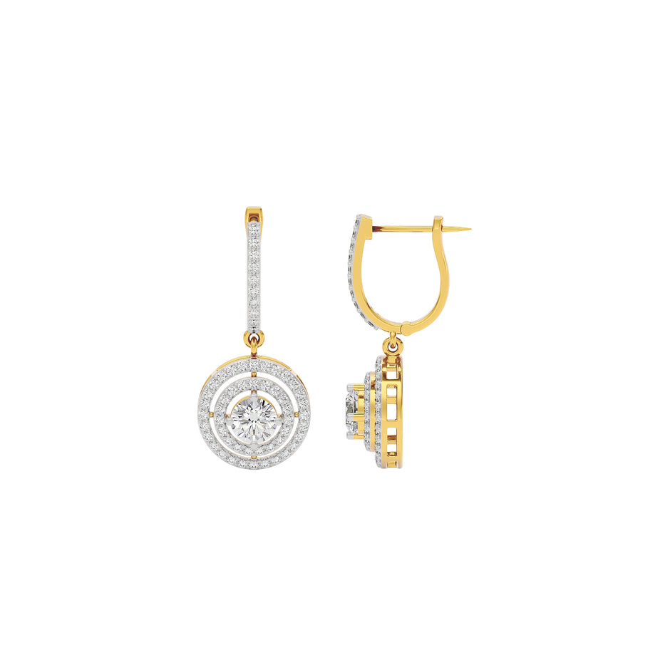 Lustrous Liaison Elegance Earrings 18 KT / Yellow Gold