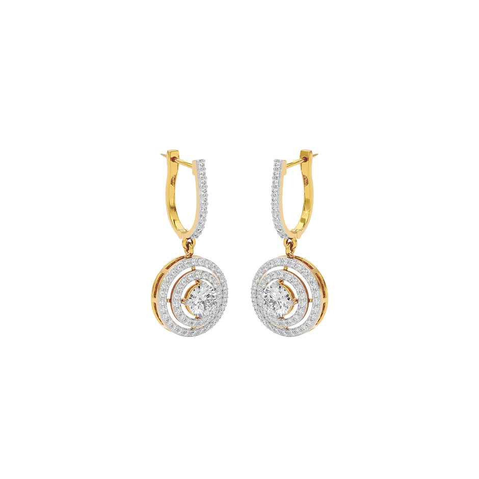 Lustrous Liaison Elegance Earrings 18 KT / Yellow Gold