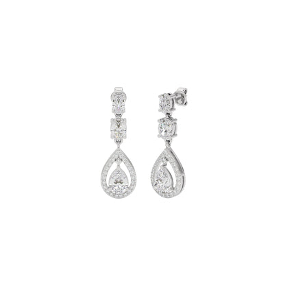Divine Harmony Diamond Drops 18 KT / White Gold