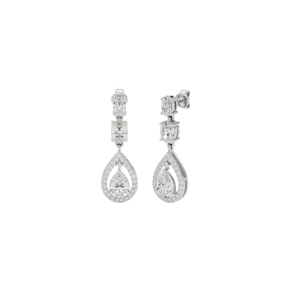 Divine Harmony Diamond Drops 18 KT / White Gold