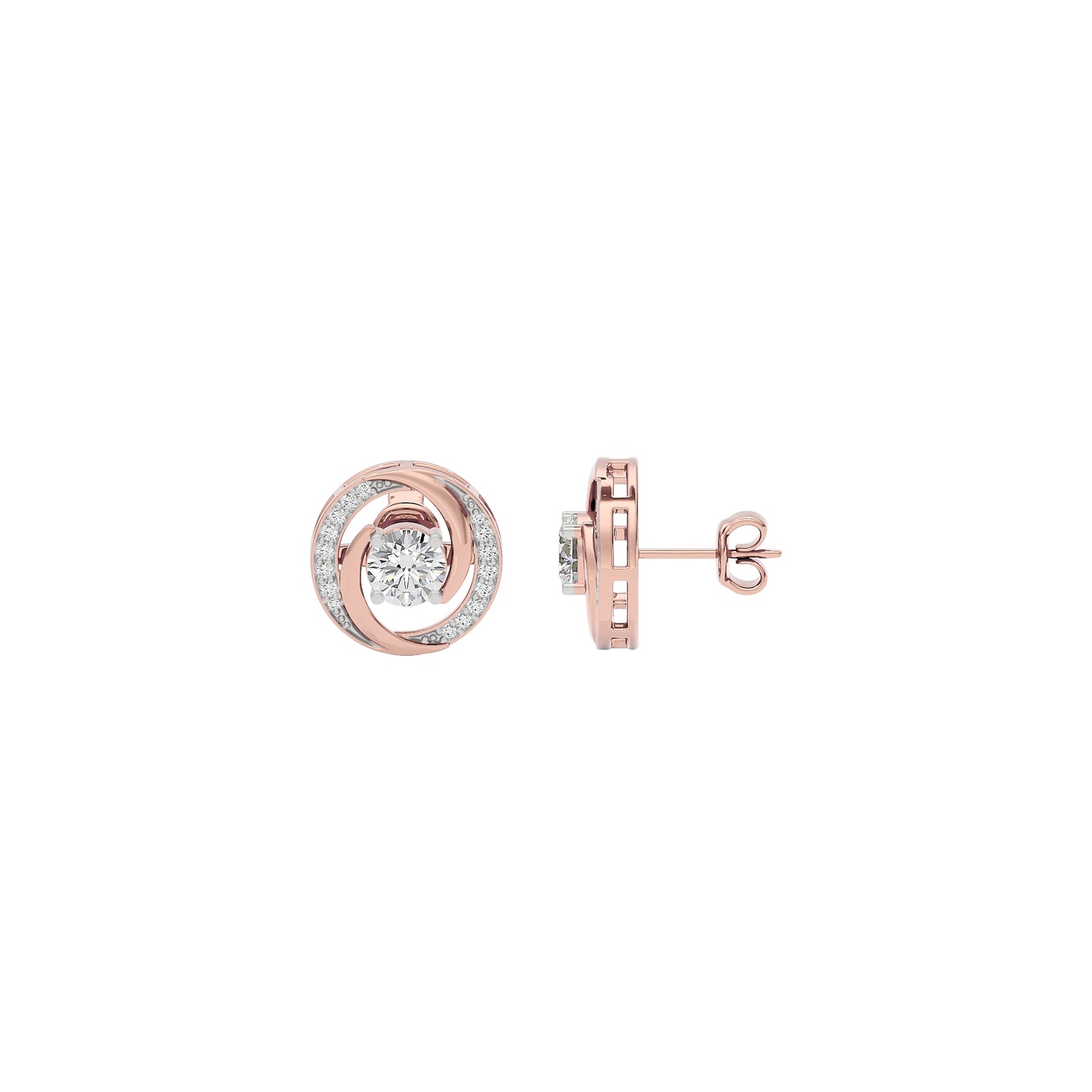 Timeless Tresor Diamond Earrings 18 KT / Rose Gold