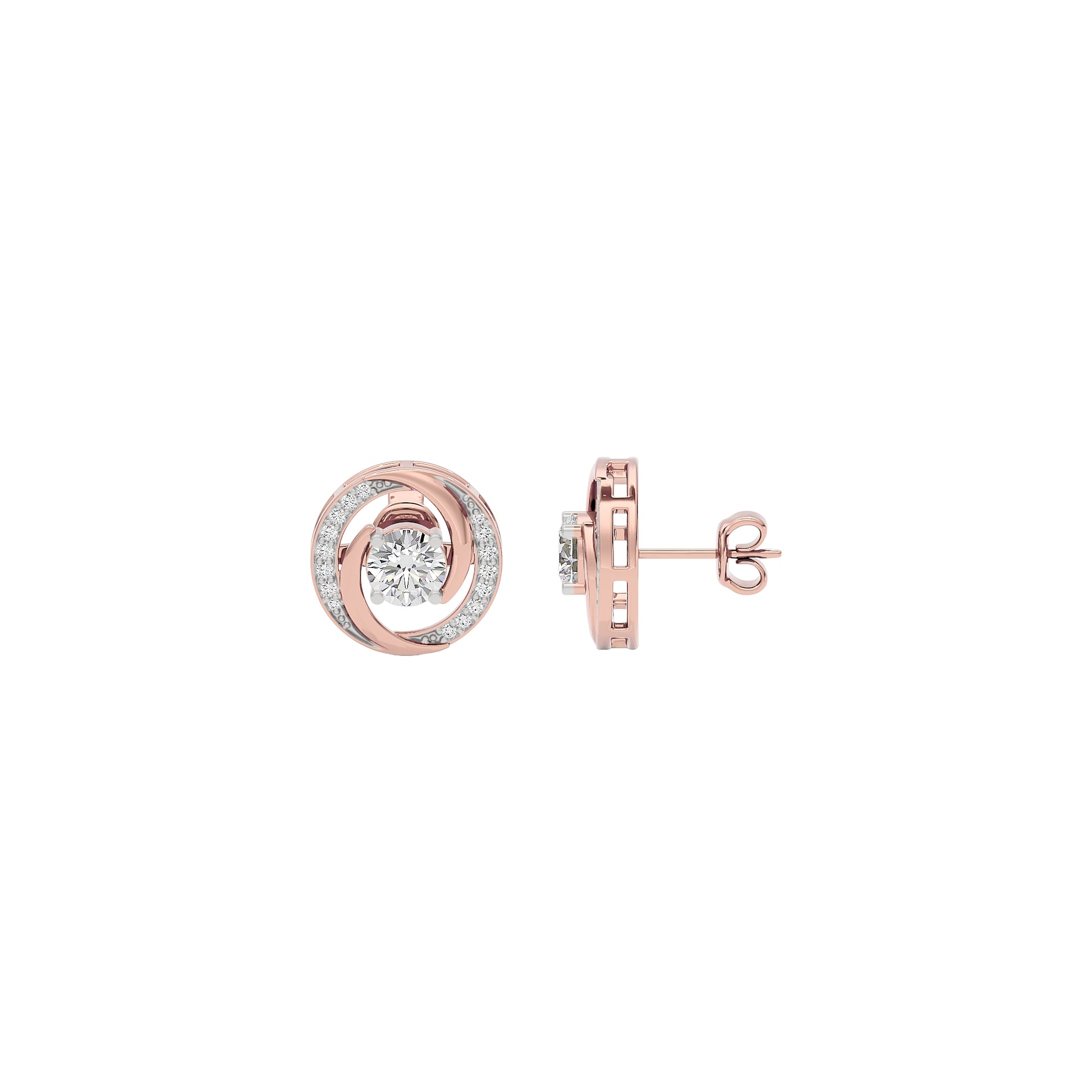 Timeless Tresor Diamond Earrings 18 KT / Rose Gold