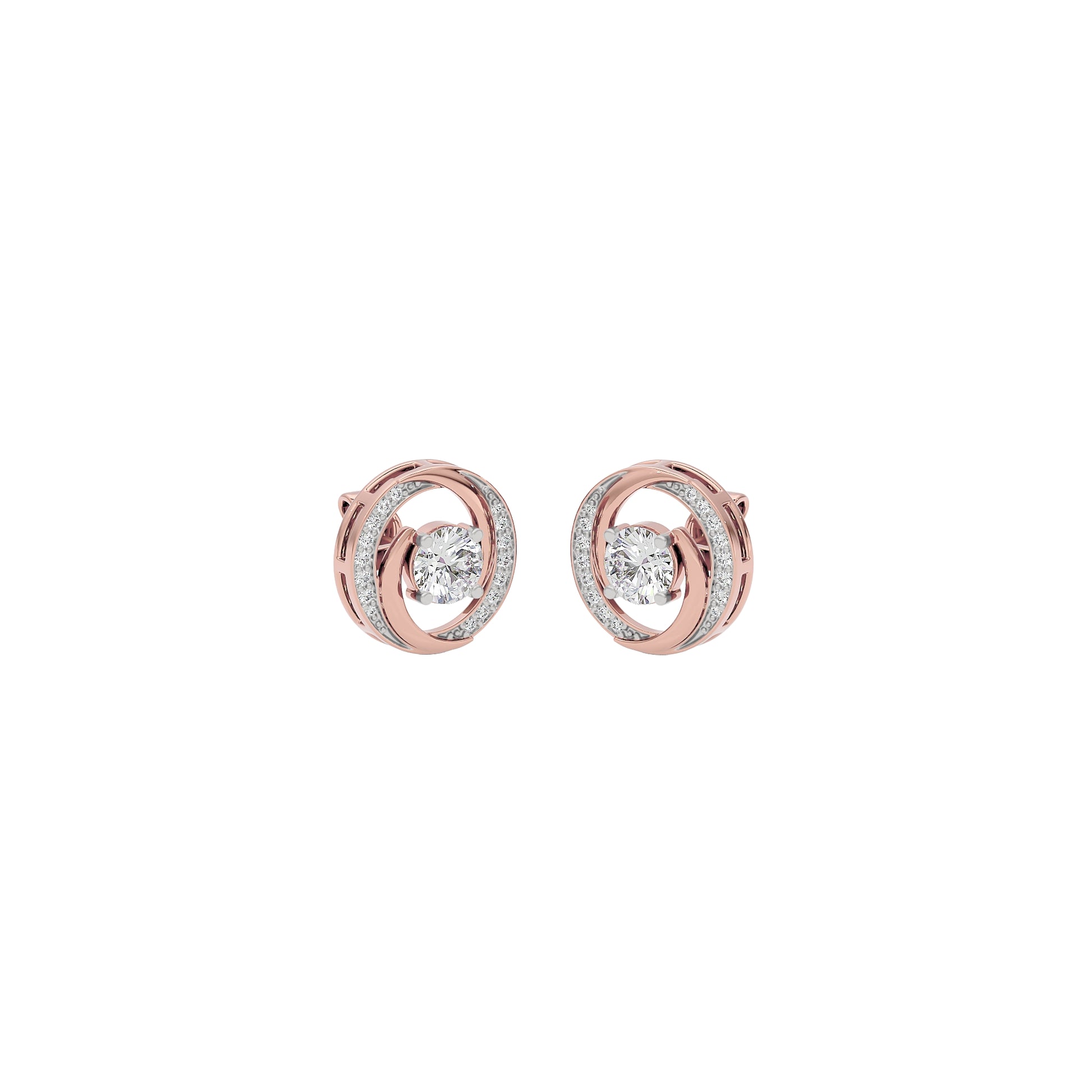 Timeless Tresor Diamond Earrings 18 KT / Rose Gold