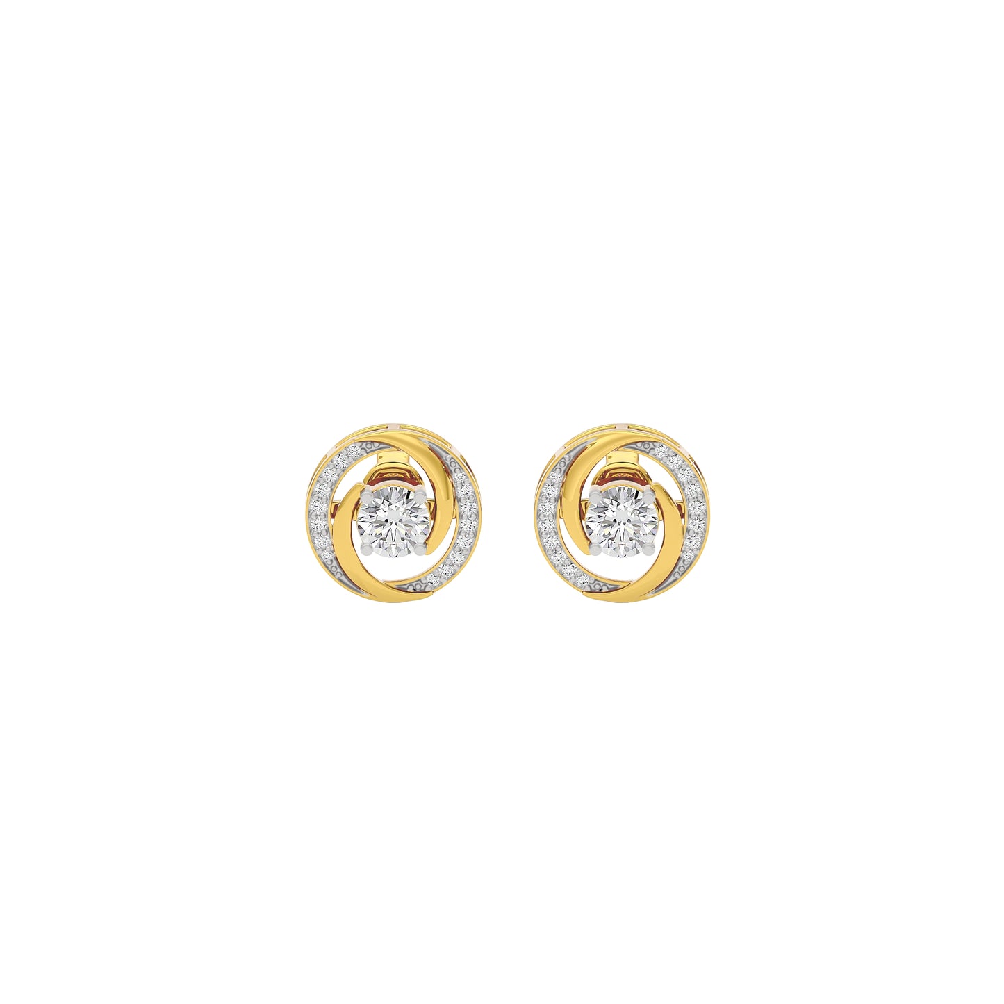 Timeless Tresor Diamond Earrings 18 KT / Yellow Gold