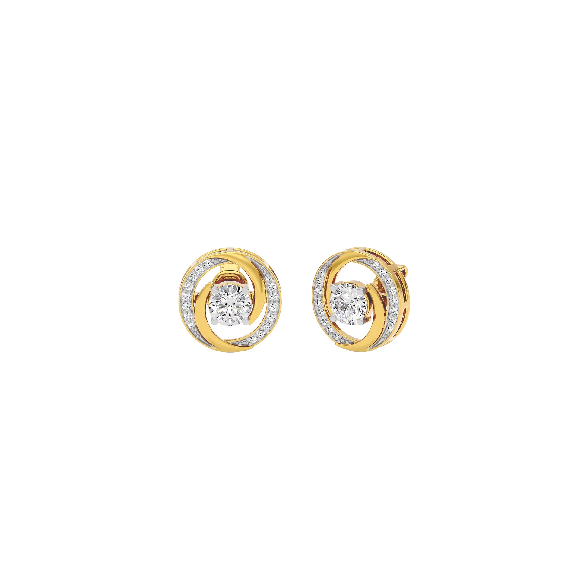 Timeless Tresor Diamond Earrings 18 KT / Yellow Gold