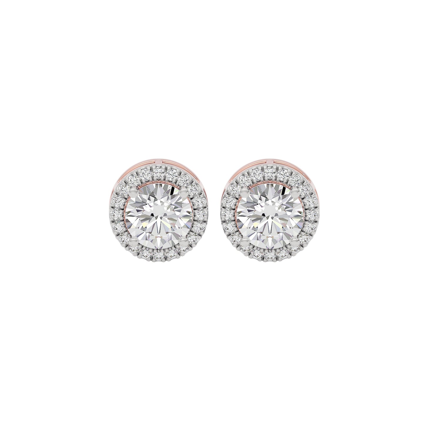 Glow Diamond Studs 18 KT / Rose Gold
