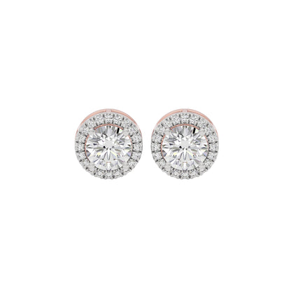 Glow Diamond Studs 18 KT / Rose Gold