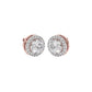 Glow Diamond Studs 18 KT / Rose Gold