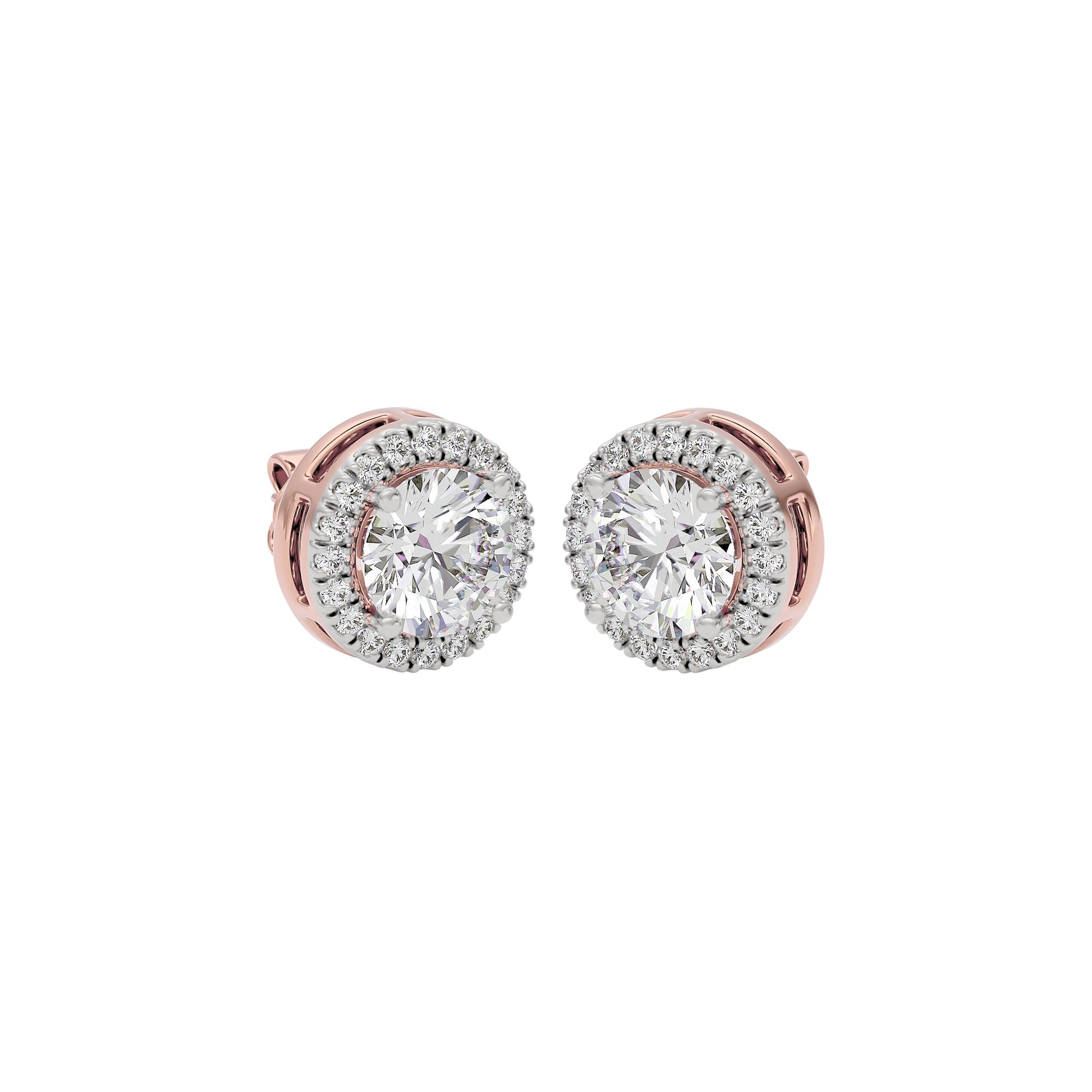 Glow Diamond Studs 18 KT / Rose Gold