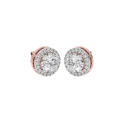 Glow Diamond Studs 18 KT / Rose Gold