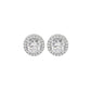 Glow Diamond Studs 18 KT / White Gold