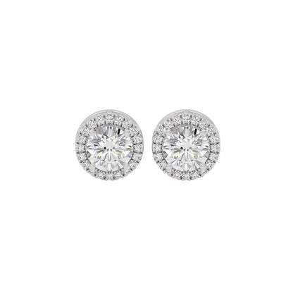 Glow Diamond Studs 18 KT / White Gold