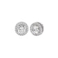 Glow Diamond Studs 18 KT / White Gold