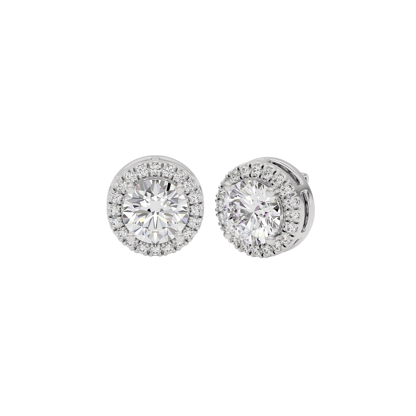 Glow Diamond Studs 18 KT / White Gold