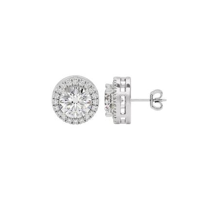 Glow Diamond Studs 18 KT / White Gold