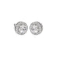 Glow Diamond Studs 18 KT / White Gold